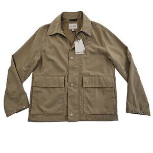 Industry Republic Clothing Touring Jacket Men's Small Beige NWT Button MSRP $135